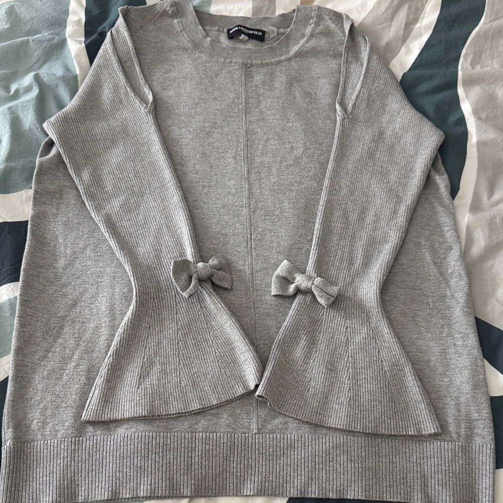 Karl Lagerfeld women’s grey evening sweater